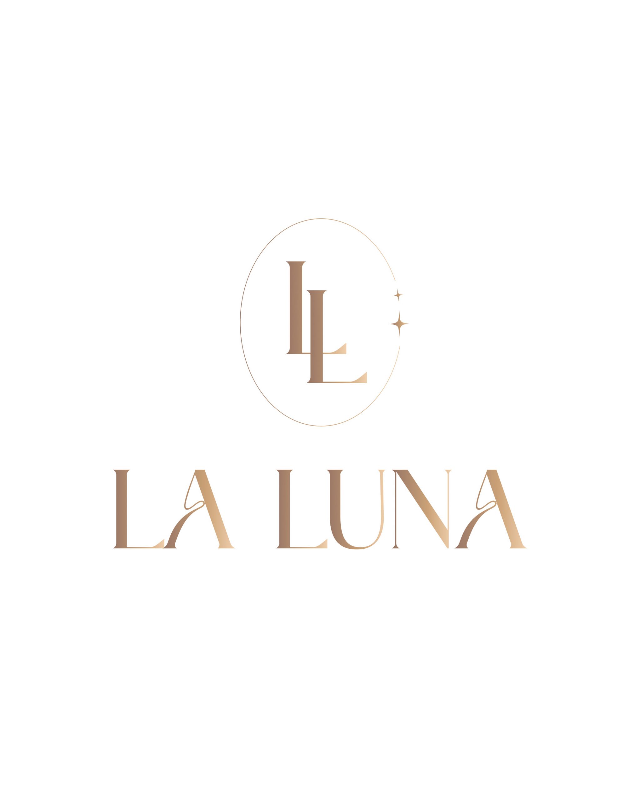 LA LUNA FOND BLANC