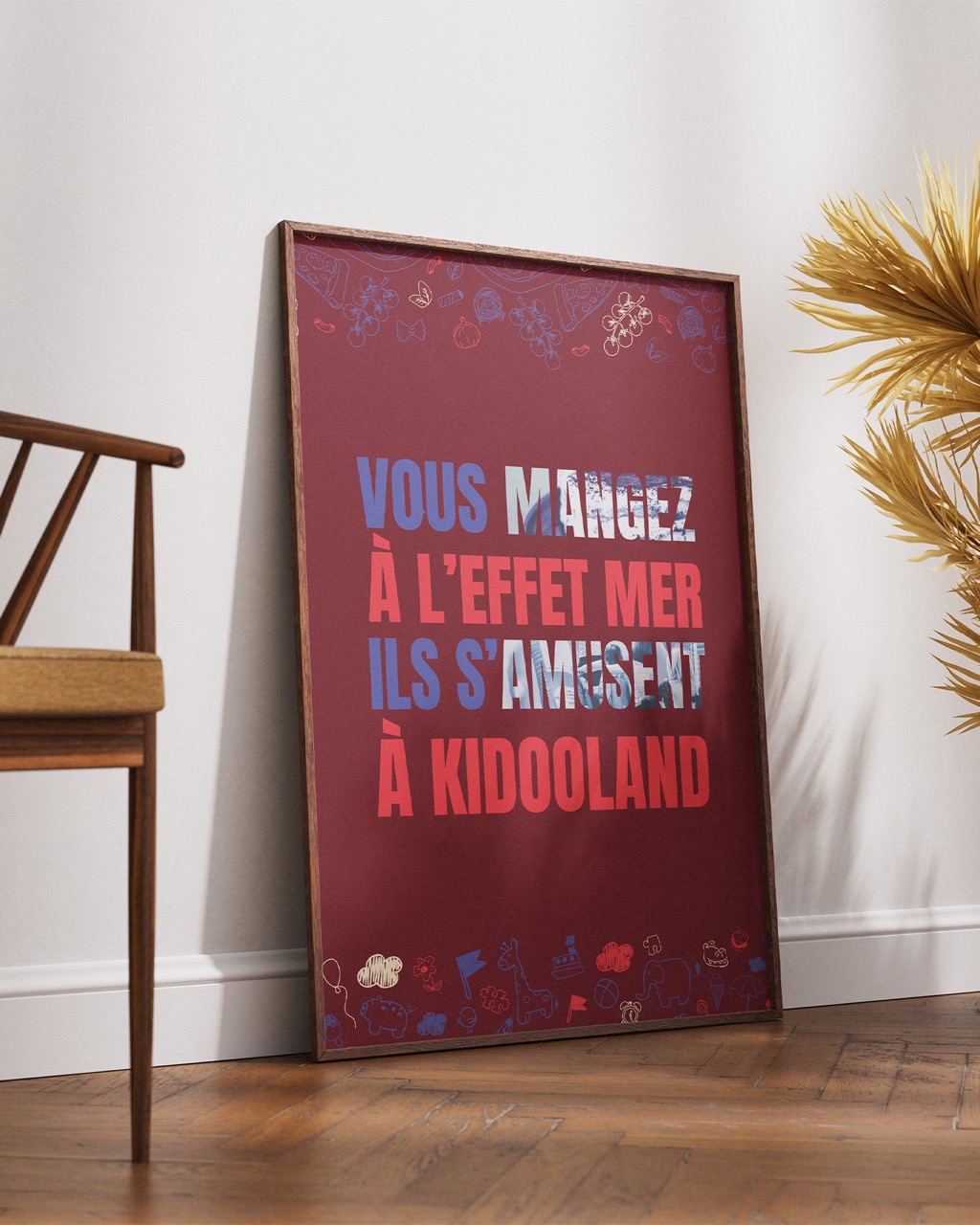 Affiches & Habillage d’espace – Restaurant