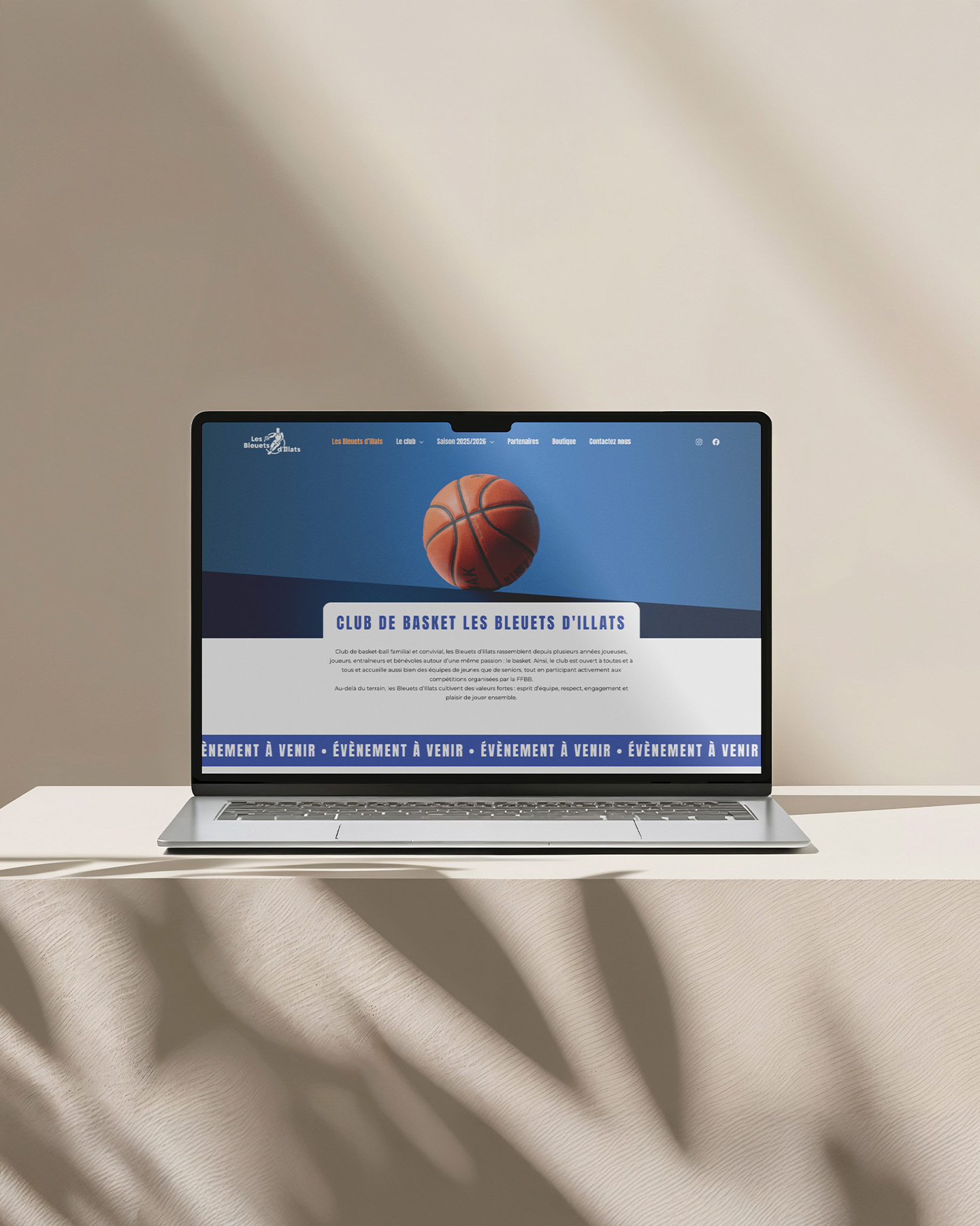 Création site les bleuets d'illats